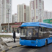 В Химках запустили первый в Подмосковье электробус В Химках запустили первый в Подмосковье электробус